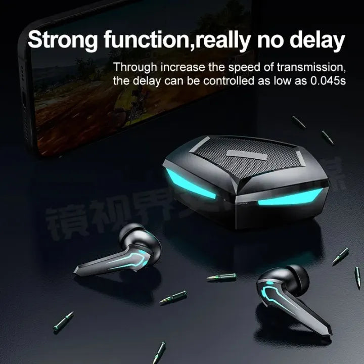 G11 Air Buds Gaming Bluetooth Earphone Bluetooth 5.2 Sports 360° Sound Low Latency