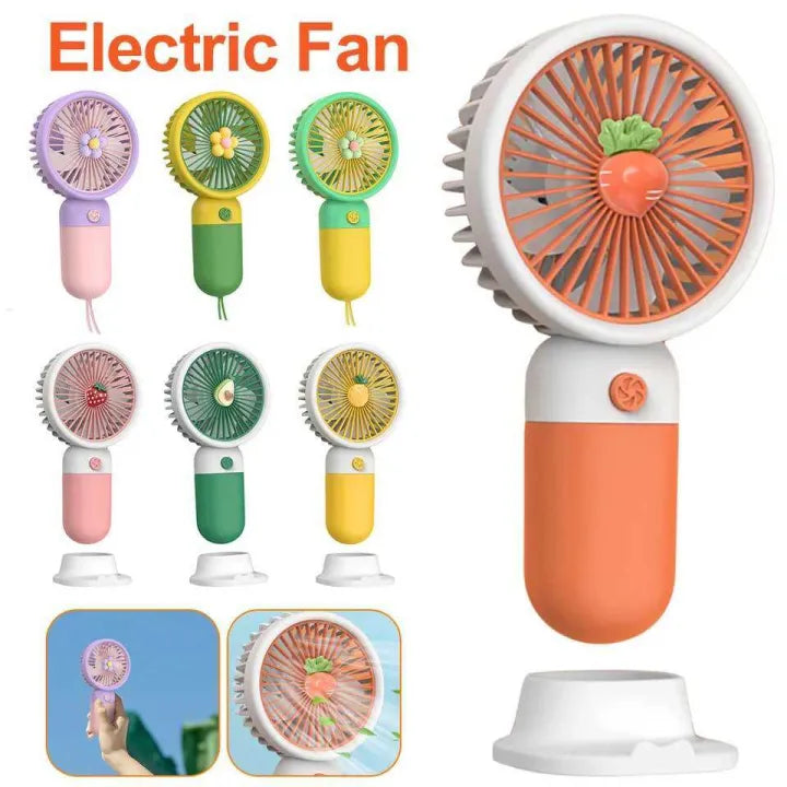 Mini Flower Fan with USB Charge Small Portable Cooling