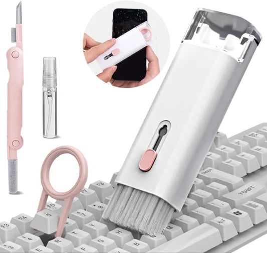 7-in-1 Computer Keyboard Cleaning Brush Kit| Portable 7 in 1 Electronics Keycap Puller Kit